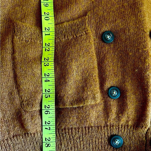 Wallace knits unisex double  breasted 10 button angora blend cardigan W-M men-S - Picture 9 of 12